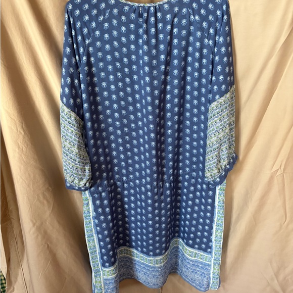 Blue Patterned Boho Dress Gap - Picture 9 of 11